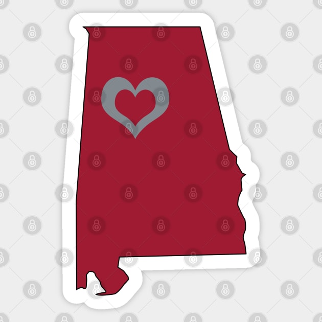 Alabama Love Sticker by somekindofguru
